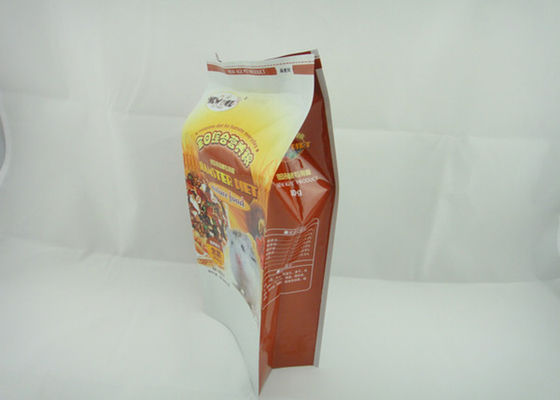 Food Grade Side Gusset Bag Heat Sealing Custom Printed For Organic Cracker Packing