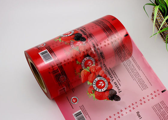 Custom 10 Colors Plastic Roll For Packaging , Pouch Packing Machine Usage Film Roll