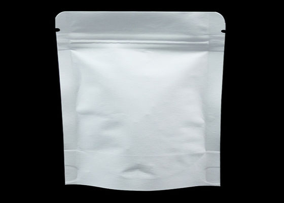 Food Grade Plastic Zipper Lock Bags , Printed 3 Side Seal Flat Pouch