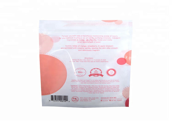 Food Grade Stand Up Pouch Packaging Custom Round Bottom Plastic Bag For Snack