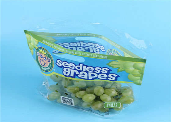 Clear Fruit Saver Bags , Customized Food Packaging Bags For Strawberry / Grape
