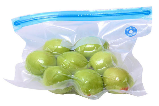 8" 11" Vacuum Food Saver Vacuum Sealer Bags Custom Size BPA Free With Zipper