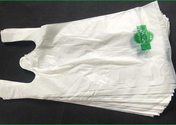 Superior Biodegradable Plastic Packaging White Garbage Bags Disposable
