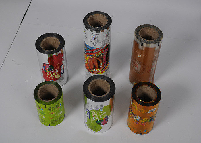 Food Grade Plastic Packaging Film Roll , Custom Printed Automatic