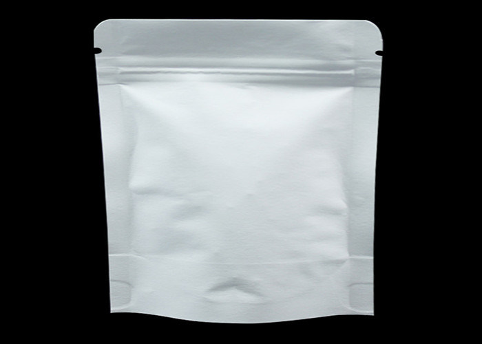 Food Grade Plastic Zipper Lock Bags Printed 3 Side Seal Flat Pouch