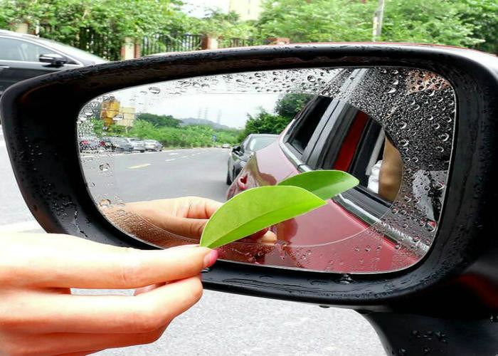Hydrophobic Car Mirror Sticker Rainproof Car Rearview Window , Anti Fog