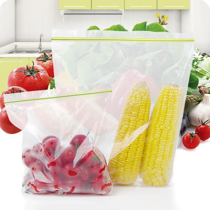 Punctures Proof Fruit Plastic Bag FDA Standard , Customized Plastic Bags For Fruits And Vegetables