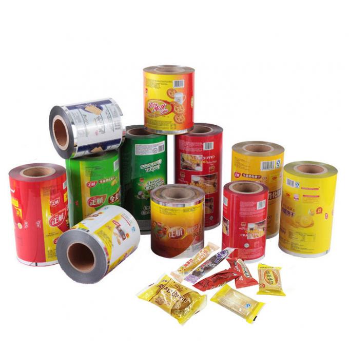 Food Grade Plastic Packaging Film Roll , Custom Printed Automatic