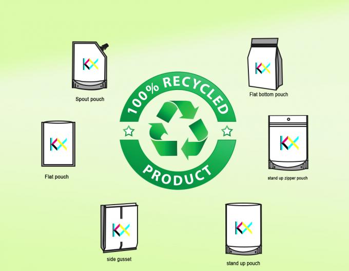 Bolsas de embalaje reciclables con color CMYK impreso digital 3