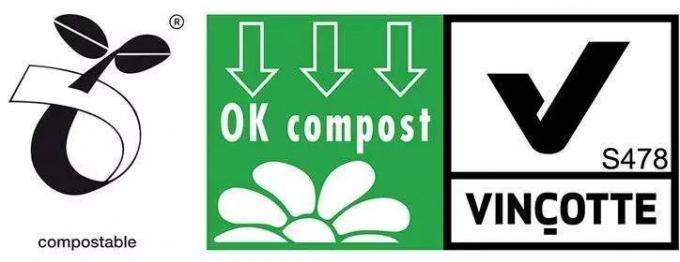 Sacchetti di imballaggio compostabili stampati digitalmente Sacchetti di imballaggio biodegradabili di carta kraft bianca / materiale PLA 2