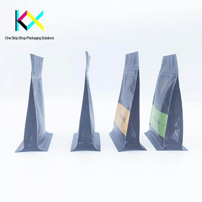 High Barrier Protein Bag Packaging Flat Bottom Box Bag Ketebalan 140um 0