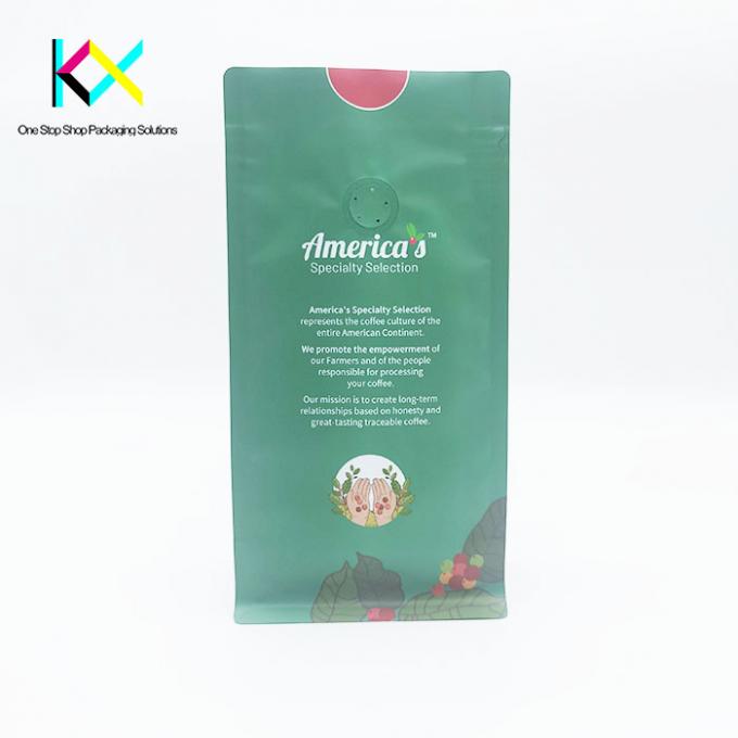 EU Bolsa De Café Sacos de café de 250 gramas Sacos de café compostáveis personalizados 3