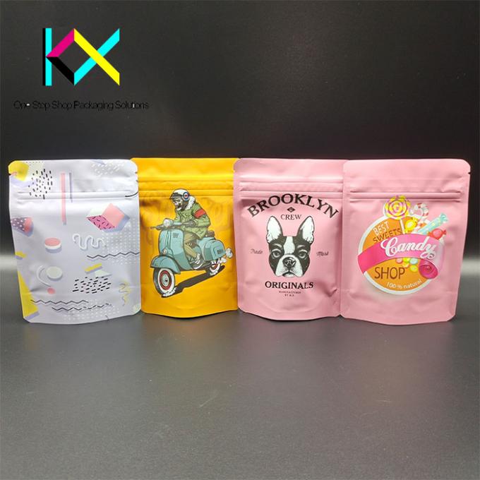 Customized Snack Food Packaging Bags 3.5/7/14/28g Smell Proof Dolypack 0