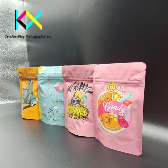 Customized Snack Food Packaging Bags 3.5/7/14/28g Smell Proof Dolypack 1