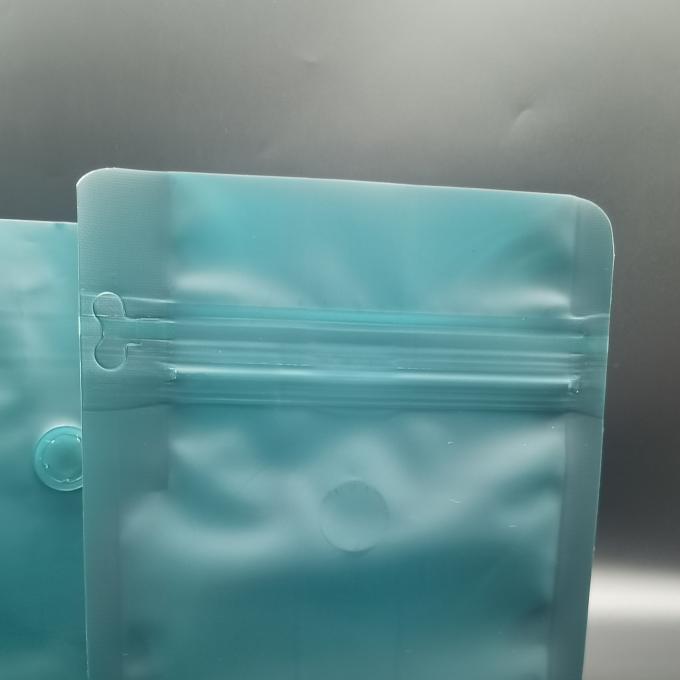 Sac à fermeture à glissière à fond plat imprimé en rotogravure avec vanne en une seule couleur 3