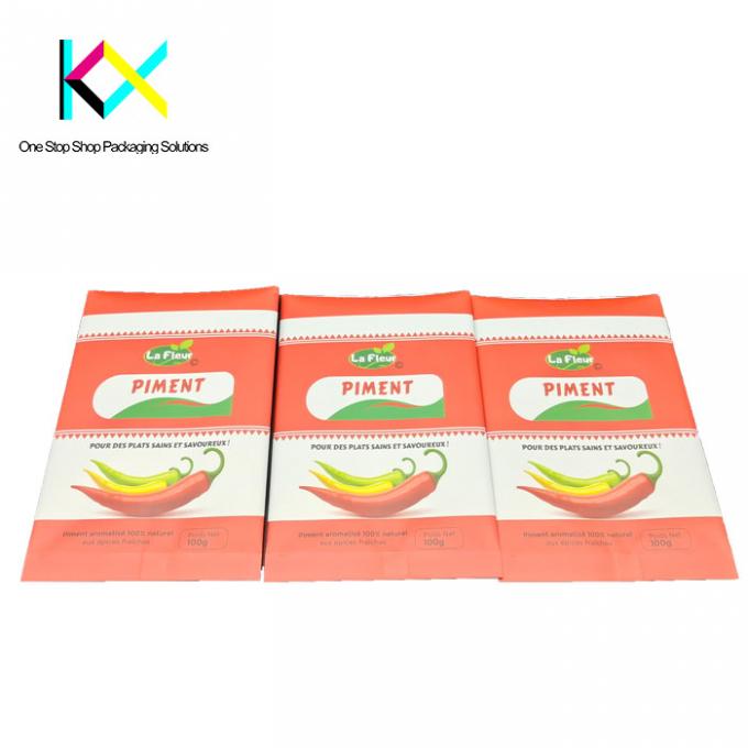 Matte Surface Recyclable Packaging Bags Back Seal Pouch BRC Certified 0