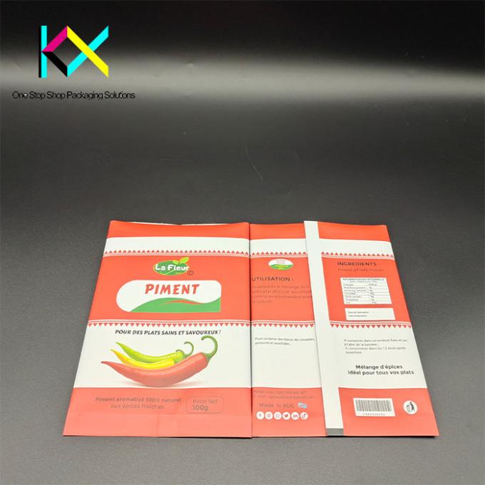 Matte Surface Recyclable Packaging Bags Back Seal Bag BRC Certified 1