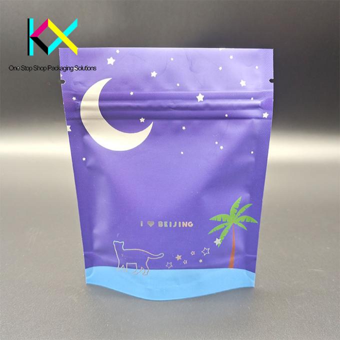 Customizable Sealable Stand Up Plastic Bag Dry Food Nut Packaging Pouch 110um 1