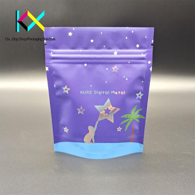 Customizable Sealable Stand Up Plastic Bag Dry Food Nut Packaging Pouch 110um 2