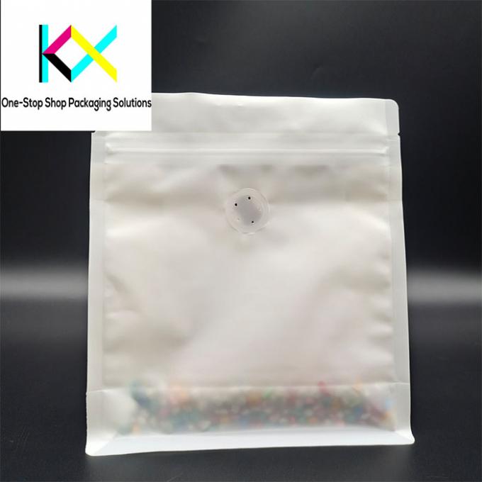 250g Coffee Packaging Bag Aluminum Foil Flat Bottom Side Gusset Bag Multicolor 2