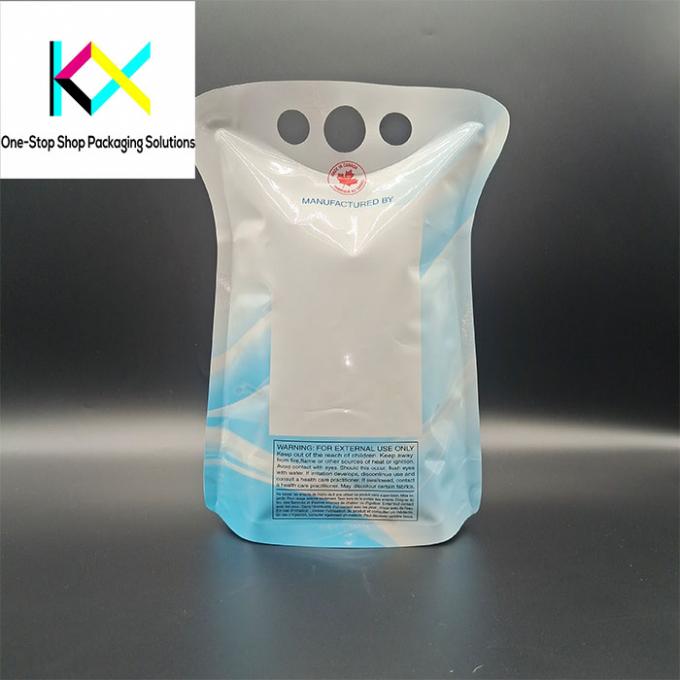 ISO9001 1 Liter Spouted Stand Up Pouch Juice Packaging Pouch dengan keran 4