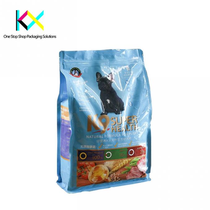पालतू जानवरों के लिए खाद्य पैकेजिंग बैग के लिए फ्लैट बॉटम पॉकेट के साथ लचीला प्रूफिंग और संशोधन 1
