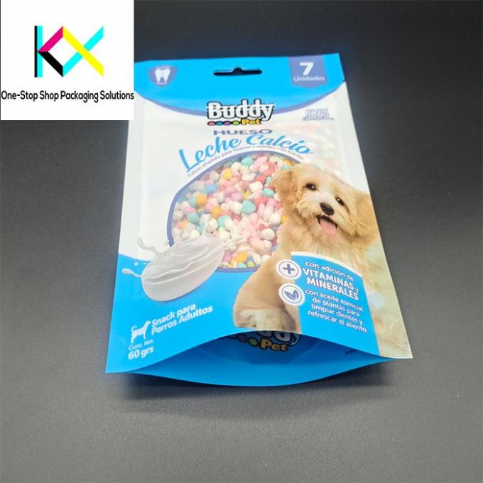 Diseño personalizado Bolso de 130um con impresión digital para bolsas de embalaje de alimentos para mascotas 1