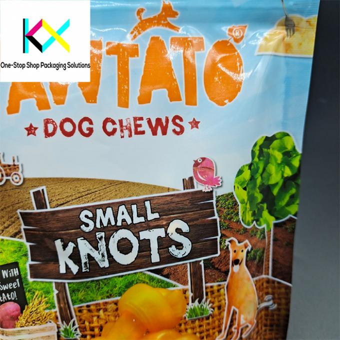 Dijital baskı ve özel markalama çözümleri ile evcil hayvan yiyecek ambalajı torbaları için Stand Up Pockets 2