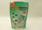 Seal Up Printed Kraft Stand Up Zipper Pouch Bags Customized For Washing Liquid