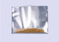 Silver Foil Three Side Seal Pouch , Food Grade Beef Jerky Food Saver Vacuum Bags