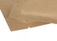 Brown Kraft Coffee Bags With Valve , Food Grade Resealable Aluminum Foil Bags