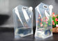 Biodegradable Liquid Stand Up Pouch Non - Leakage With Clear Window  / Spout / Zipper
