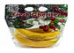 Anti - Fog Fresh Fruit Bags Clear Plastic OPP/CPP Protection Packaging With Zipper