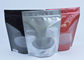 Tea / Coffee Beans Stand Up Aluminum Foil Packaging Bags With Clear Window