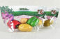 Stand Up Pouch Zipper Fruit Packaging Bags Custom Plastic With Handle Holes