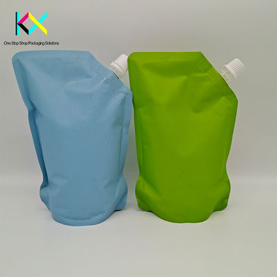 Borsa per imballaggio liquido riutilizzabile MOPP/NY/PE Borsa di ricarica per shampoo multicolore