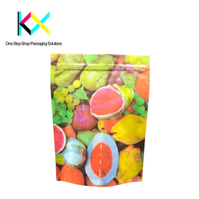 120um-130um Espessura Bolsas de alimentos compostáveis Bolsas de papel fecháveis