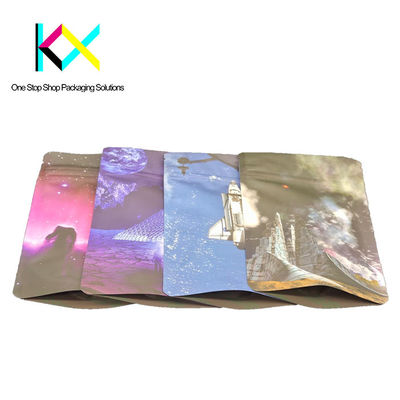 Customization Pet Food Packaging Bags 3.5g Resealable Smell Proof Mylar Bags