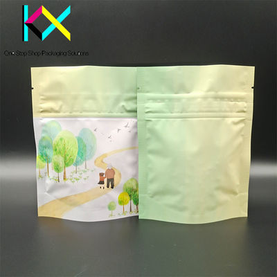 Aluminized Foil Snack Packaging Bags Soft Touch Custom Printed Food Pouches