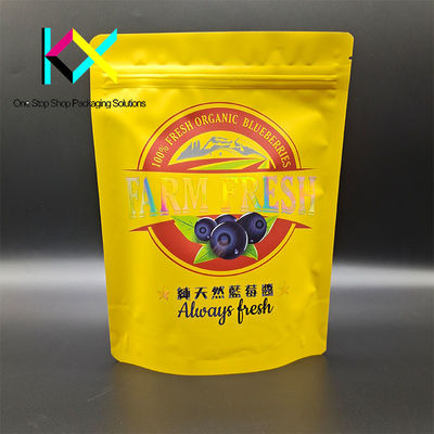 Resealable Small Plastic Pouch Bags With Aluminum Foil And Spot UV Printed