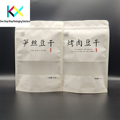 Moisture Proof Recyclable Rotogravure Printed Pouches With Window