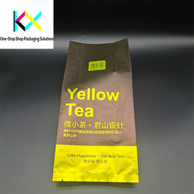 Customized Rotogravure Printed Bags Quad Seal Pouches VMPET  Material