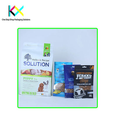 Niestandardowe drukowanie płaskich torebki podłogowe do opakowań żywności dla zwierząt domowych