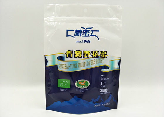 Energy Saving Stand Up Flexible Pouch Packaging Strong Sealing Food Grade