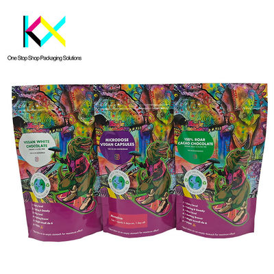 130um-140um Cookies Packaging Pouch Banana Chips Packaging Bag easy tear