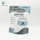 130um Plastic Pet Food Packaging Bags With Clear Window Moisture Proof