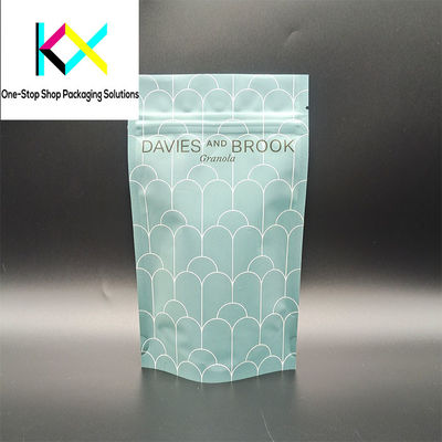 OEM Doly Pack Custom Standing Pouch Aluminium Foil Kantong Pengemasan Granola