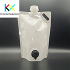 160um Biodegradable Spout Bag Wine Juice Liquid Coffee Packaging Tap Bag