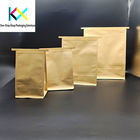 OEM 150um Kraft Paper Packaging Bags Zip Lock Biodegradable Paper Pouch