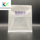 खिड़की फ्लेक्सियो प्रिंटिंग के साथ कस्टम मुद्रित सफेद कागज रोटी पैकेजिंग बैग